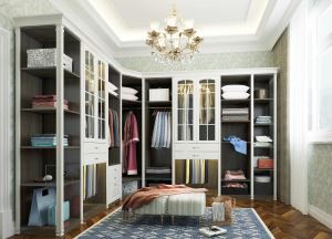 Schlafzimmer-Kleiderschrank aus Holz