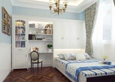Kinderzimmerlagergarderobe