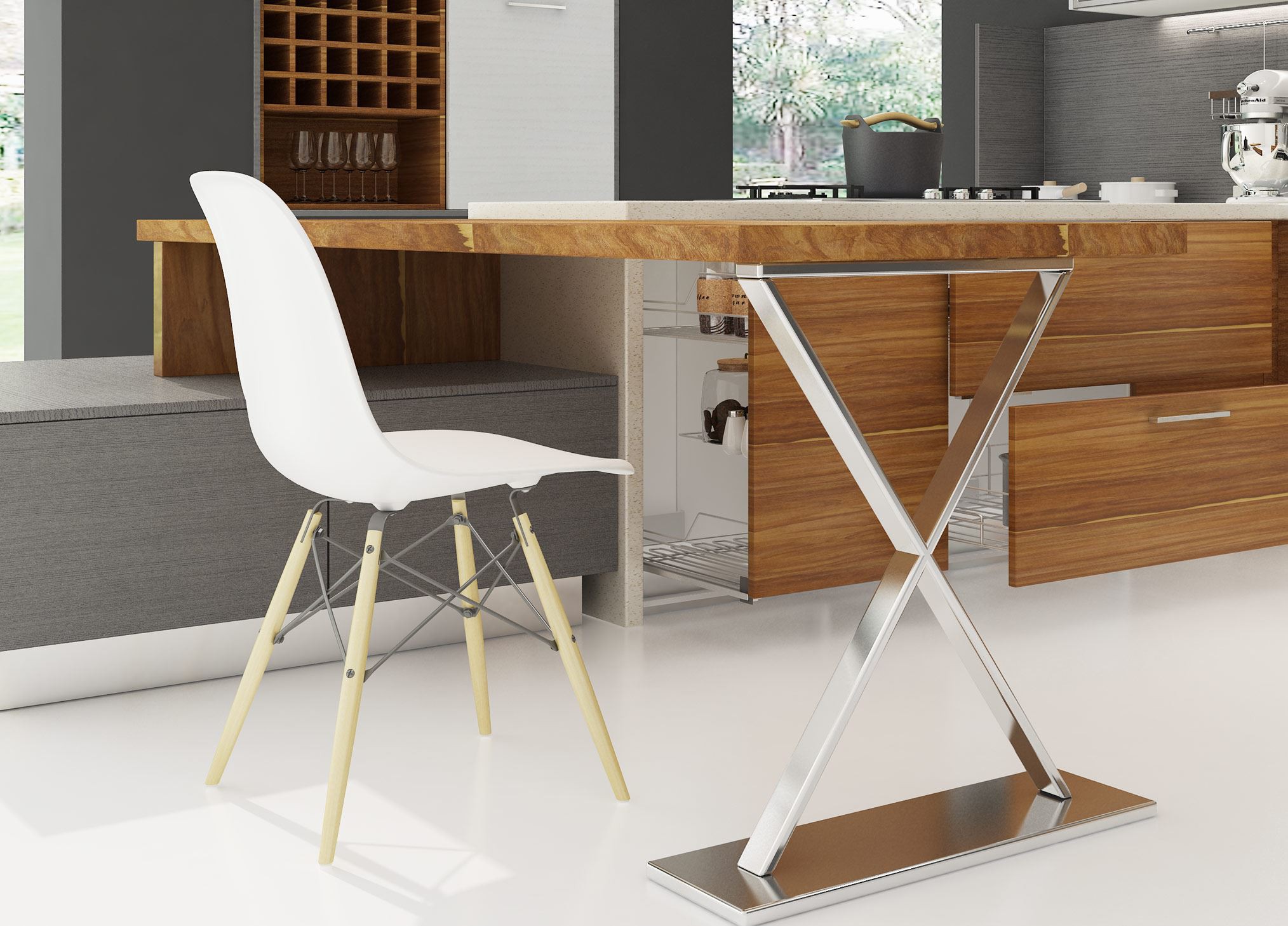 Grundlegende Arten und Materialien von Küchenschränken