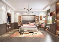 Moderner Schlafzimmerschrank aus Holz