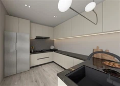Fingerabdruckresistenter Küchenschrank